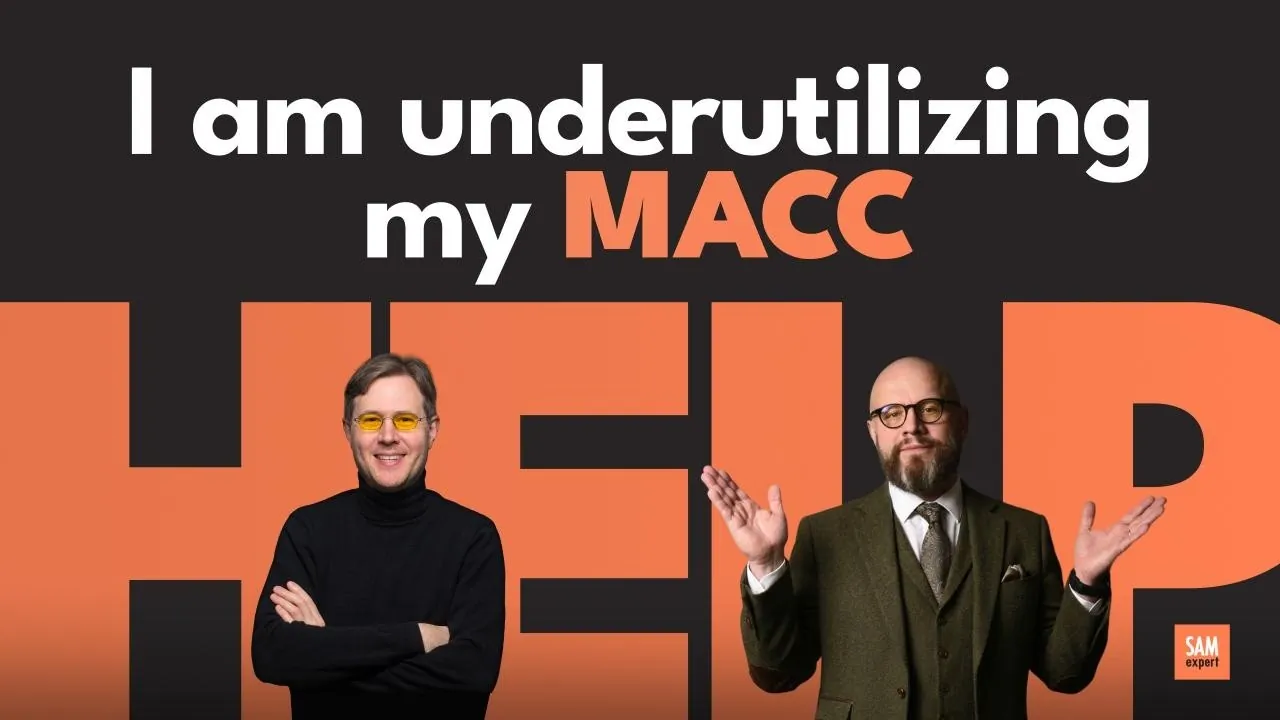Help! I am underutilizing my MACC