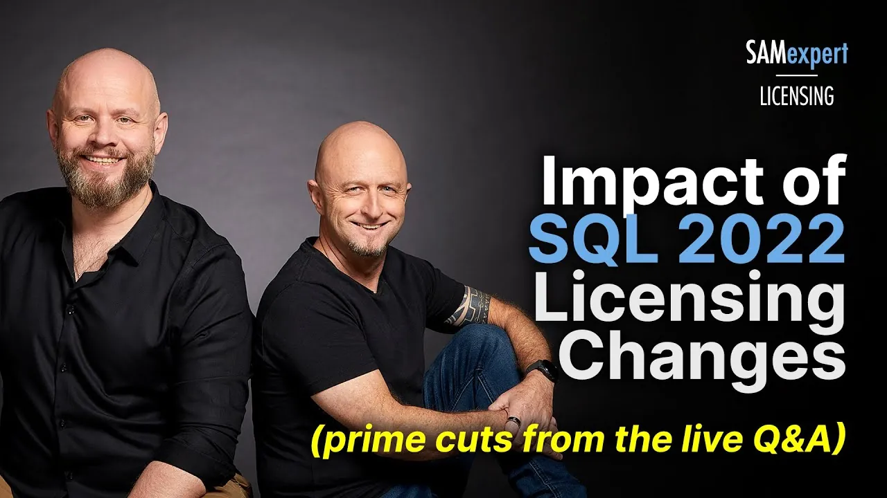 Economic Impact of SQL Server licensing changes [DISTILLED]