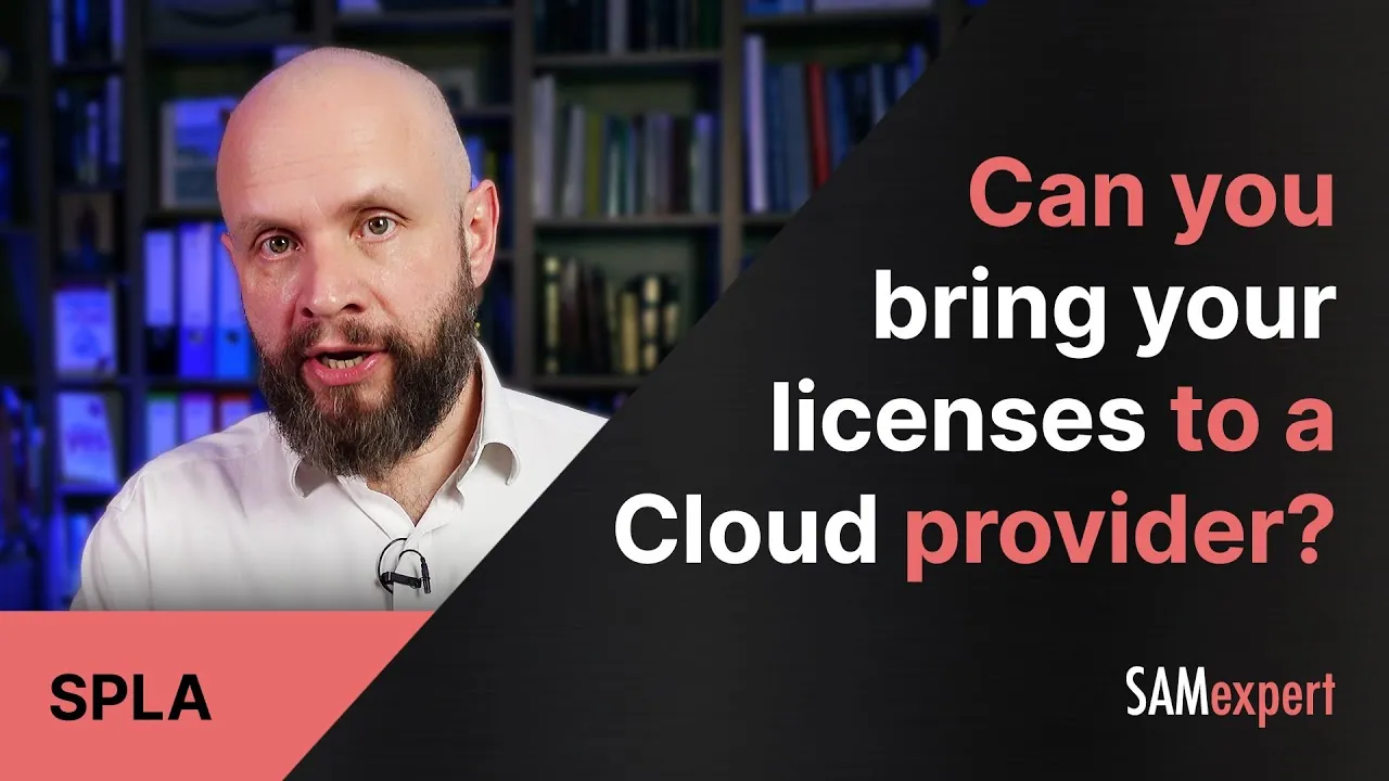 Can you bring your own licences to a Cloud provider?